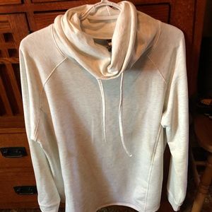 Long sleeve off white cotton top